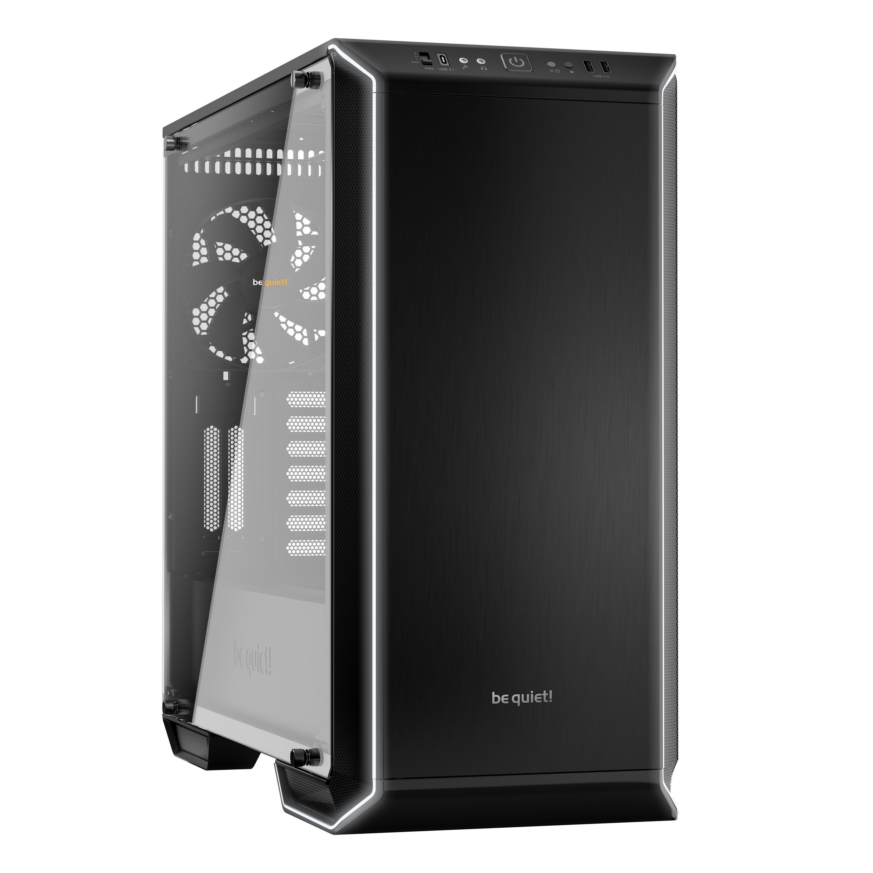 B Grade be quiet! Dark Base 700 RGB Midi Tower Case - Black Tempered Glass