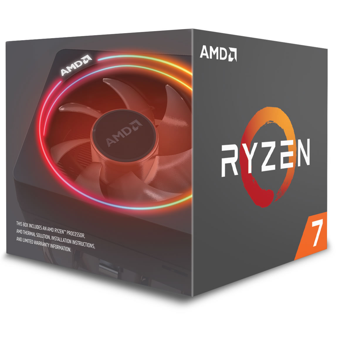 B Grade AMD Ryzen 7 Eight Core 2700X 4.35GHz (Socket AM4) Processor - Retai
