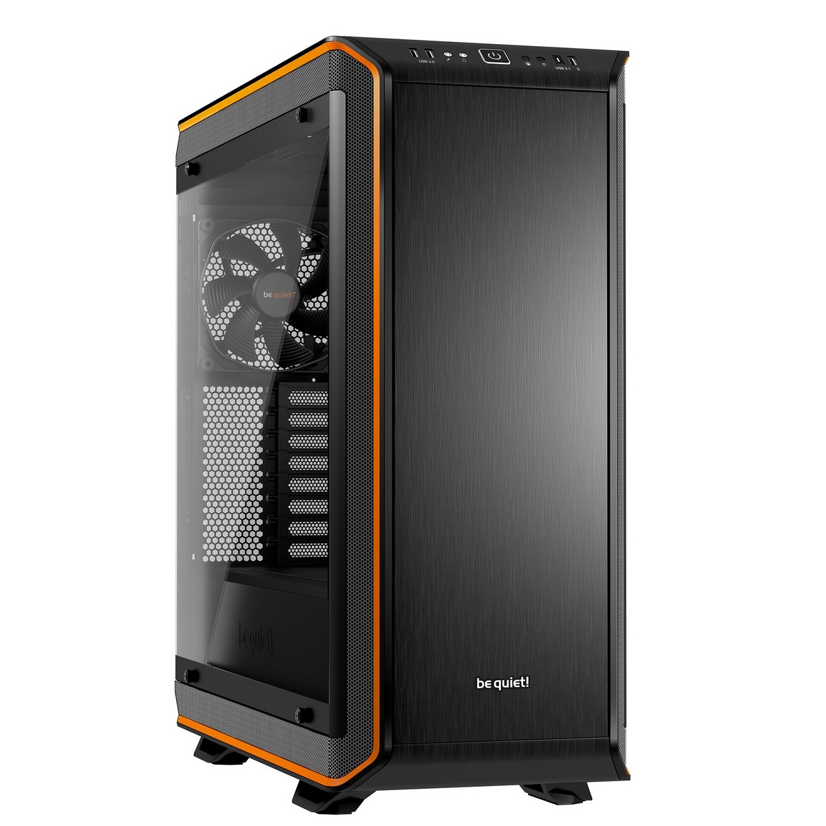 B Grade be quiet Dark Base Pro 900 Rev.2 Full Tower Gaming Case - Orange Tempered G