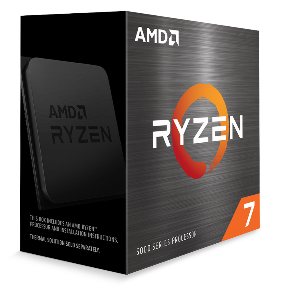 B Grade AMD Ryzen 7 5800X Eight Core 4.7GHz  (Socket AM4) Processor - Retai