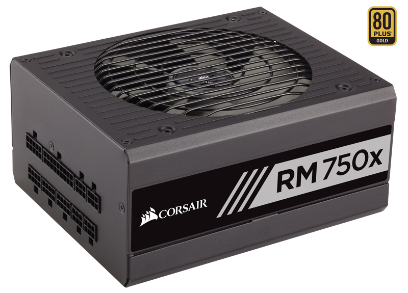 B Grade Corsair RM Series RM750X '80+ Gold' 750W Modular Power Supply (CP-9020092-UK)