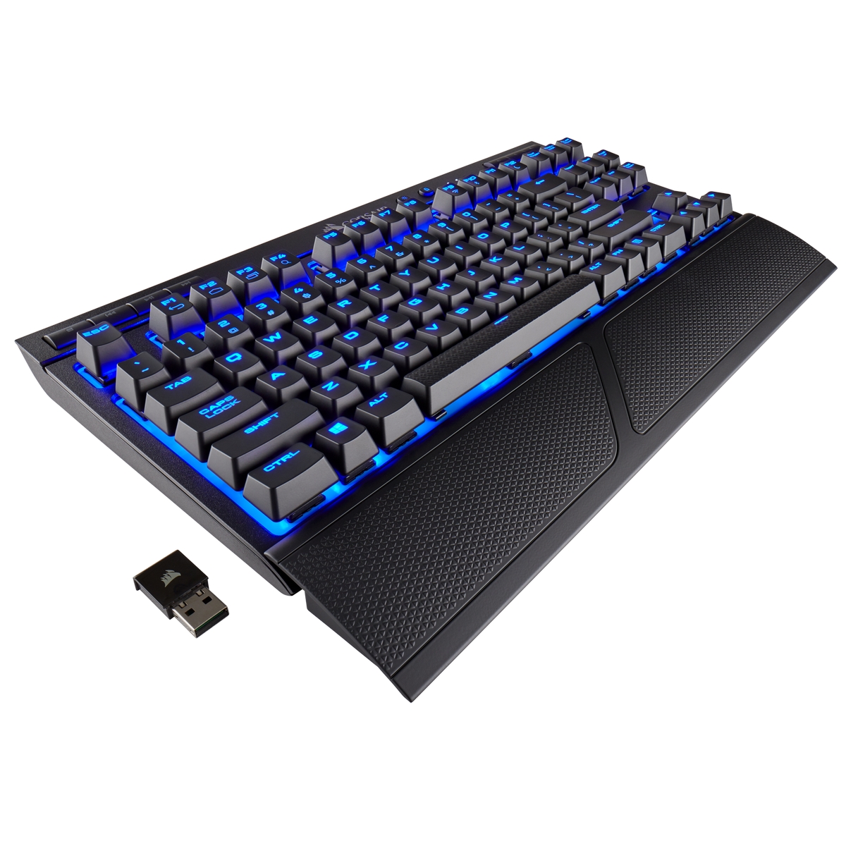 B Grade Corsair K63 Wireless Mechanical Gaming Keyboard, Backlit Blue LED, Cherry MX Red (CH-9145030-UK)