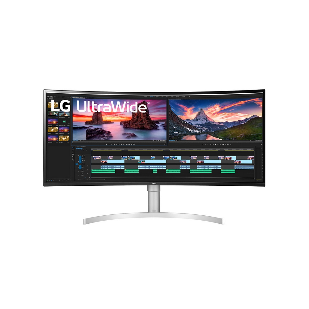 LG - B Grade LG 38" 38WN95CP-W 3840x1600 IPS NANO 144Hz 1ms FreeSync/G-Sync HDR10 Curved Widescreen LED Backlit Ga
