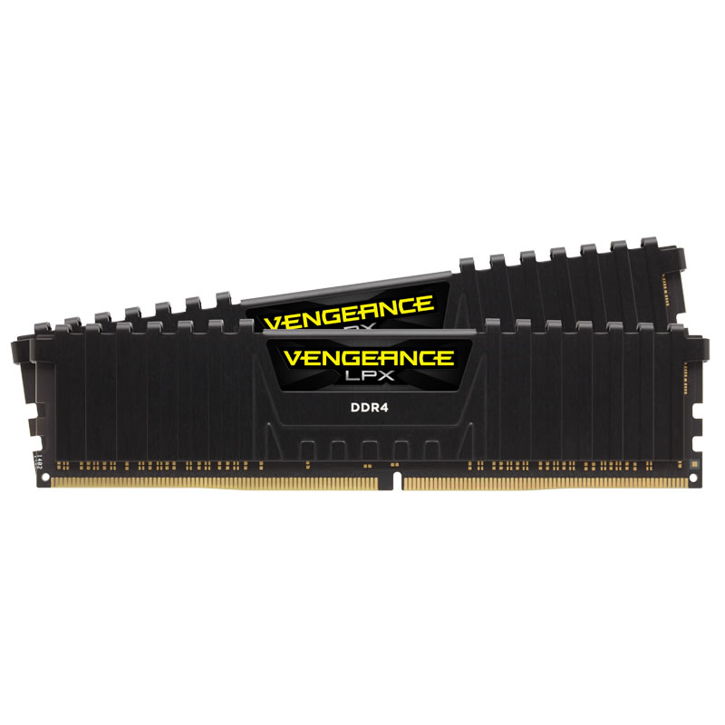 B Grade Corsair Vengeance LPX 16GB (2x8GB) DDR4 PC4-25600C16 3200MHz Dual Channel Kit - Black (CMK16GX4M2B3200C16)