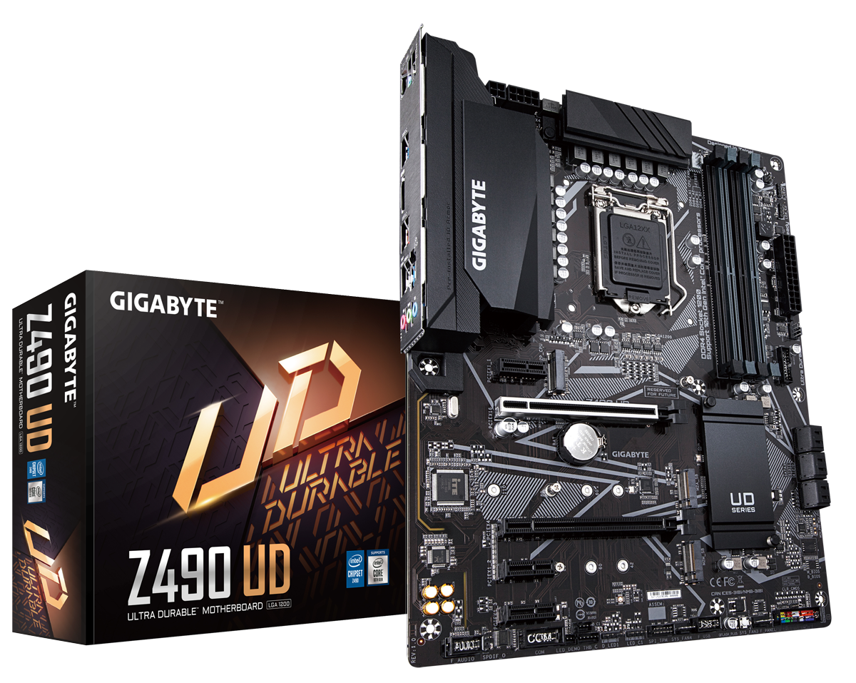 B Grade Gigabyte Z490-UD (Socket LGA 1200) DDR4 ATX Motherboard
