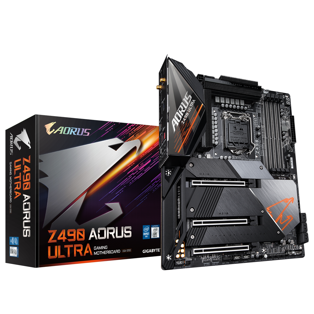 B Grade Gigabyte Z490 Aorus Ultra (Socket LGA 1200) DDR4 ATX Motherboard