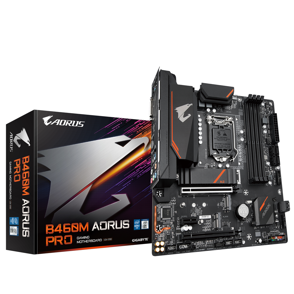 B Grade Gigabyte B460M Aorus Pro (Socket LGA 1200) DDR4 Micro-ATX Motherboard