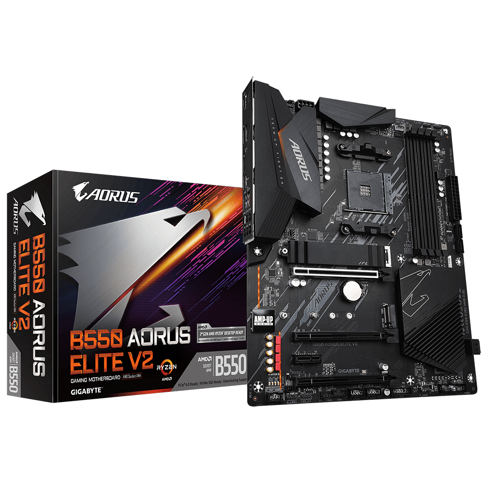 B Grade Gigabyte B550 AORUS Elite V2 (AMD AM4) B550 ATX Motherboard