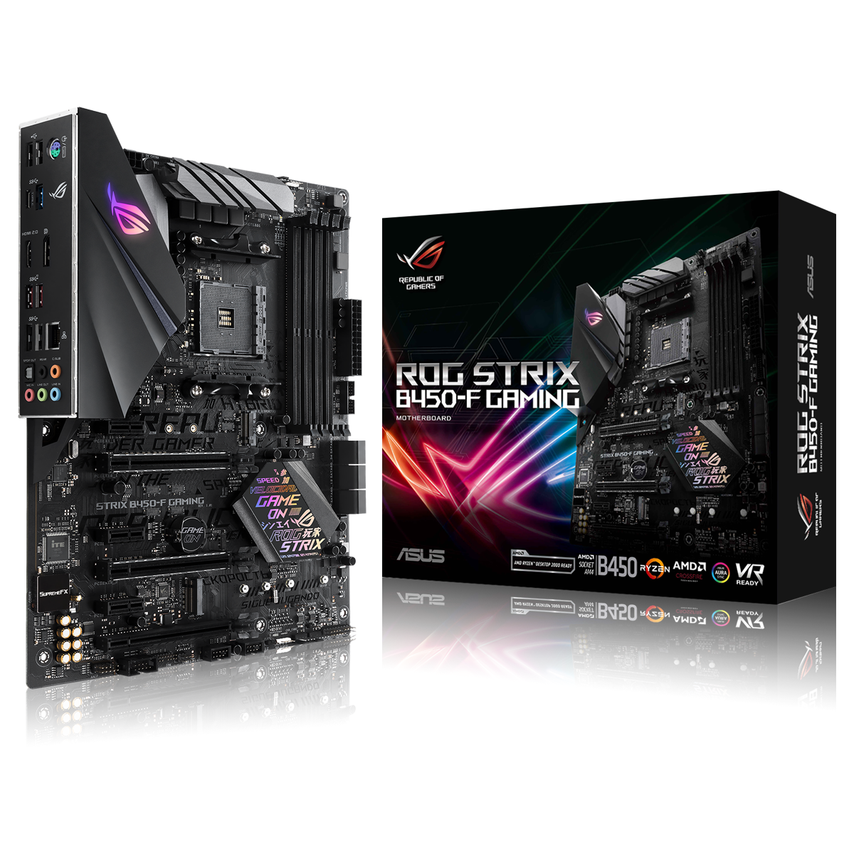 B Grade ASUS ROG Strix B450-F Gaming (Socket AM4) DDR4 ATX Motherboard