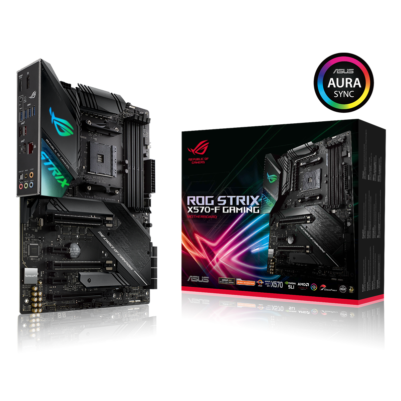 B Grade Asus ROG Strix X570-F Gaming (AMD AM4) DDR4 X570 Chipset ATX Mother