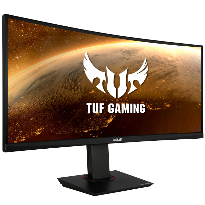 B Grade ASUS TUF Gaming VG35VQ 35" 3440x1440 VA 100Hz 1ms Adaptive-Sync Curved Widescreen LED Gaming Monitor