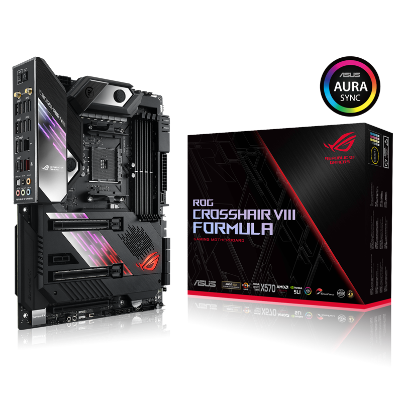 B Grade Asus ROG Crosshair VIII Formula (AMD AM4) DDR4 X570 Chipset ATX Motherboard