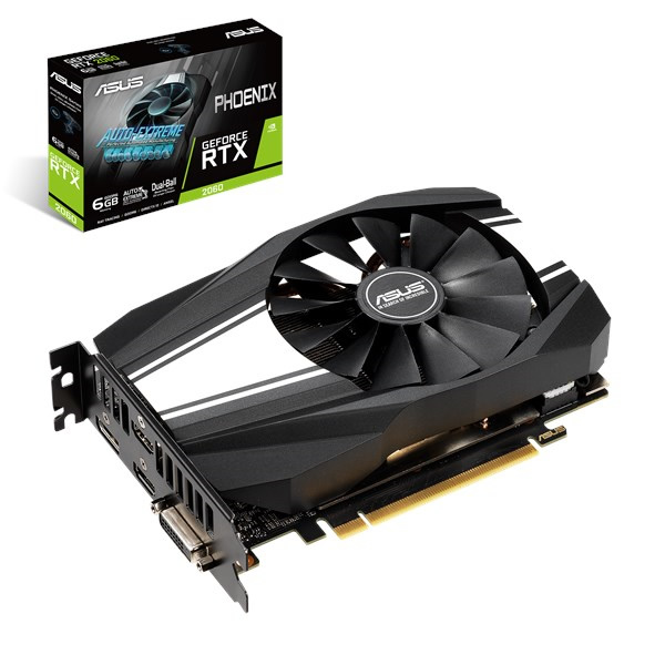 B Grade Asus GeForce RTX 2060 Phoenix 6144MB GDDR6 PCI-Express Graphics Card