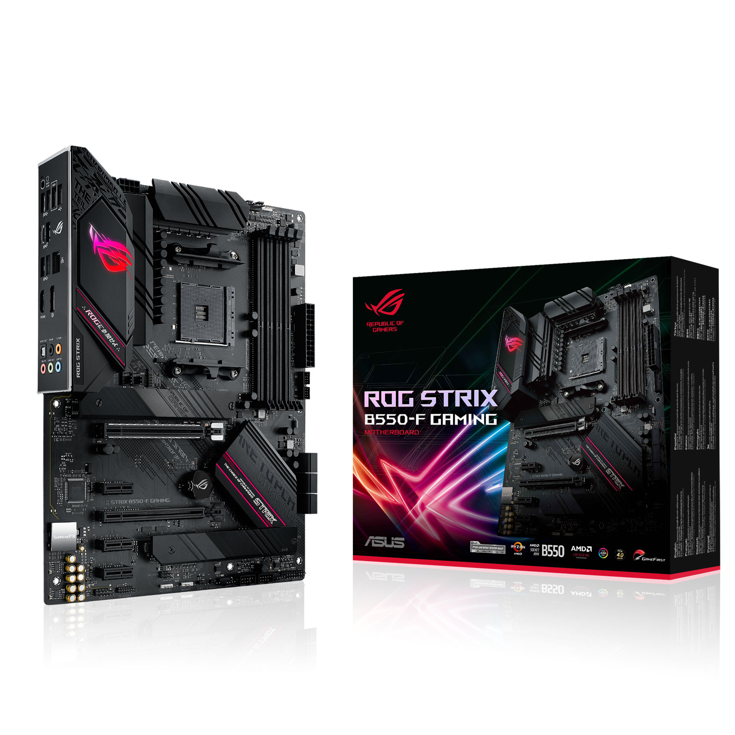 B Grade Asus ROG Strix B550-F Gaming (AMD AM4) B550 ATX Motherboard