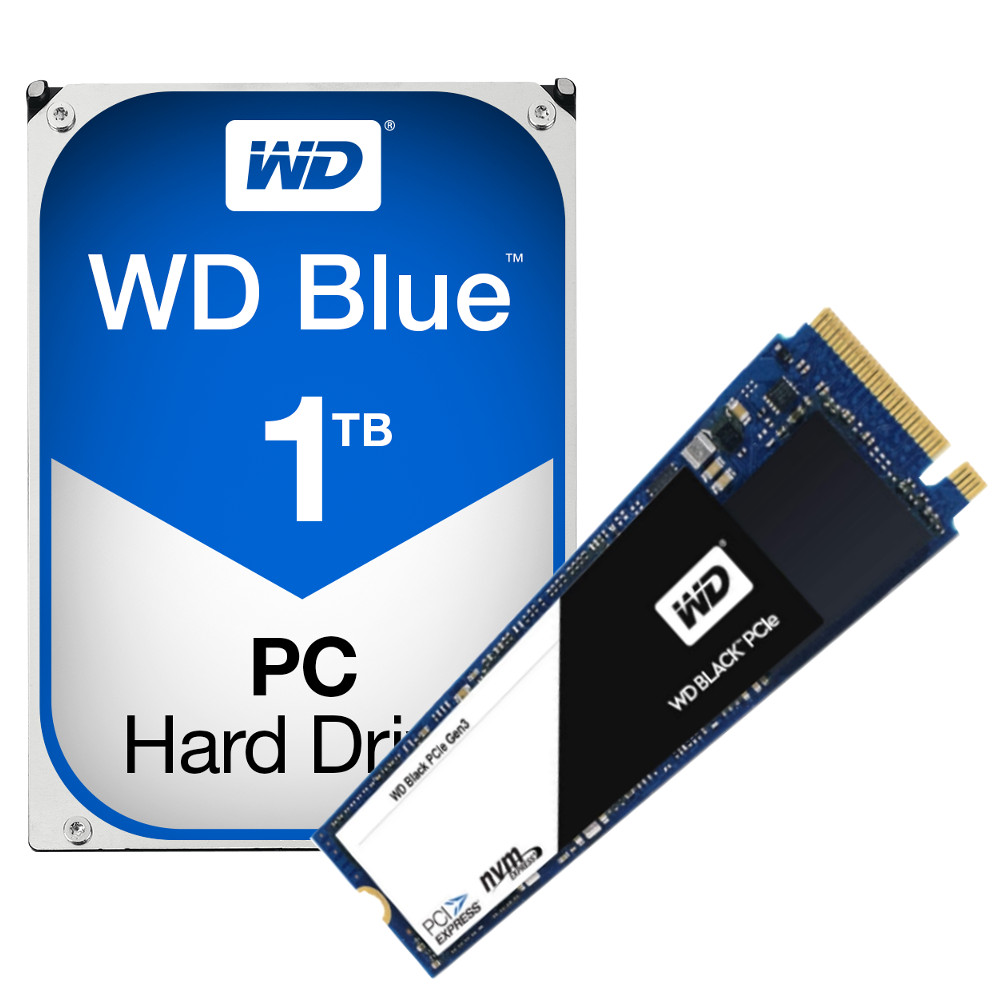 WD - WD Black 250GB M.2 SSD  1TB HDD Bundle
