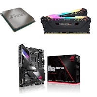 AMD 3900X Bundle - 3900X, Asus ROG Crosshair HERO, Corsair 32GB RGB 3600MHz