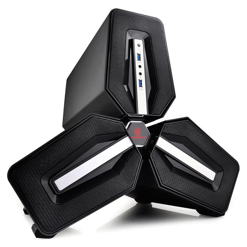 Deepcool - Deepcool Tristellar Mini-ITX Gaming PC Case - Black