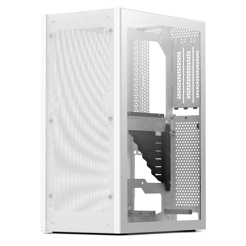 Ssupd - Ssupd Meshlicious Tempered Glass Side Panel - White