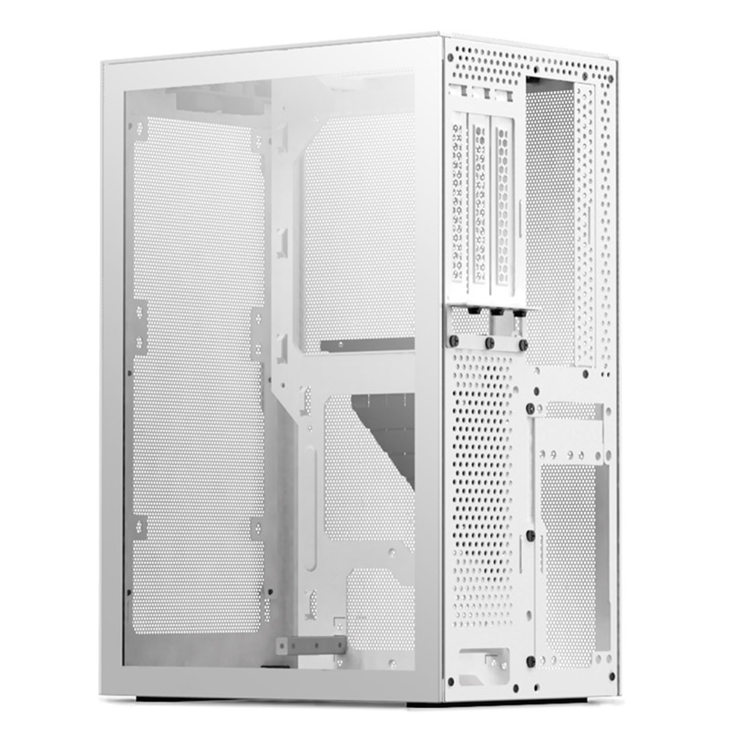 Ssupd - Ssupd Meshlicious Tempered Glass Side Panel - White