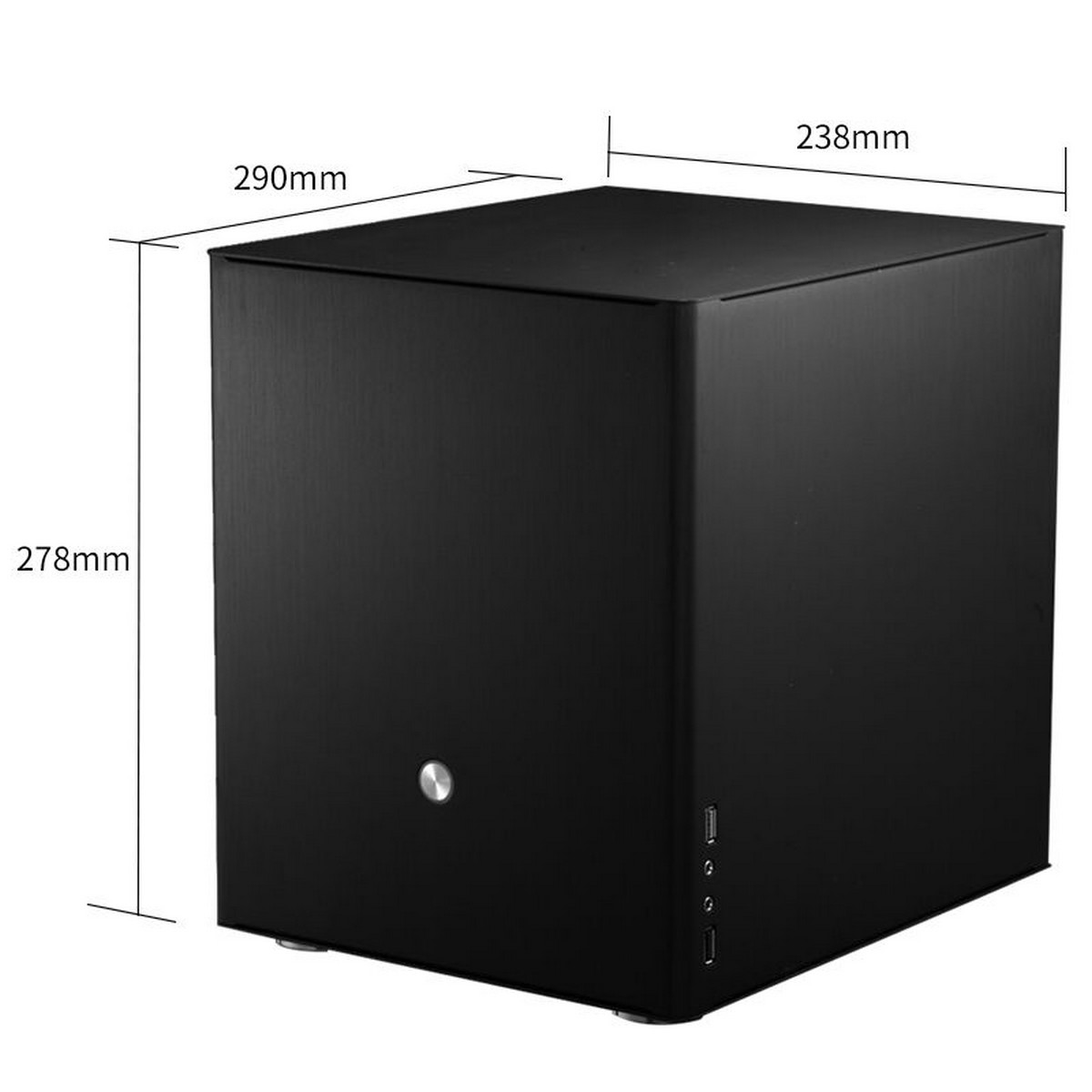 Jonsbo - Jonsbo V4 Black Micro-ATX Case