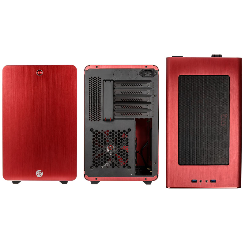 Raijintek - Raijintek Styx- Windowed - Red Micro ATX Case