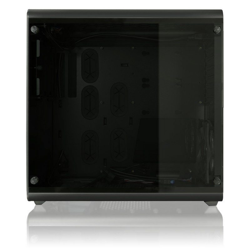 Raijintek - Raijintek Thetis Aluminium ATX Cube - Black Window