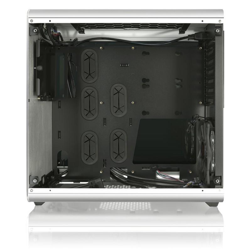 Raijintek - Raijintek Thetis Aluminium ATX Cube - Silver Window