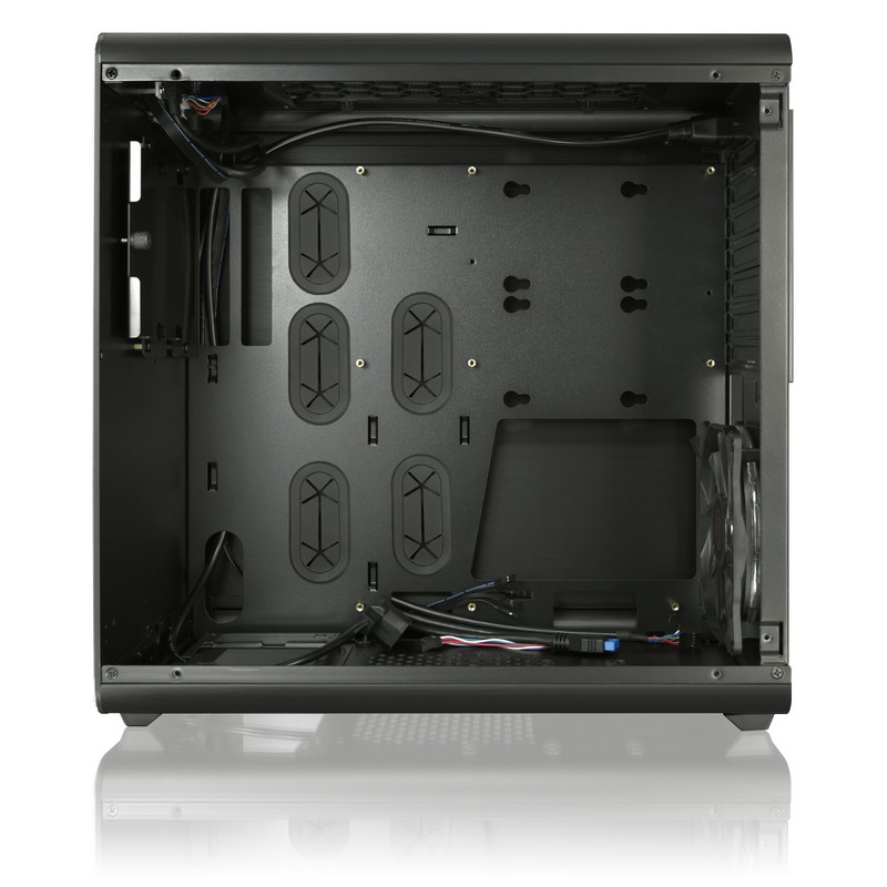 Raijintek - Raijintek Thetis Classic Aluminium ATX Cube Case - Black