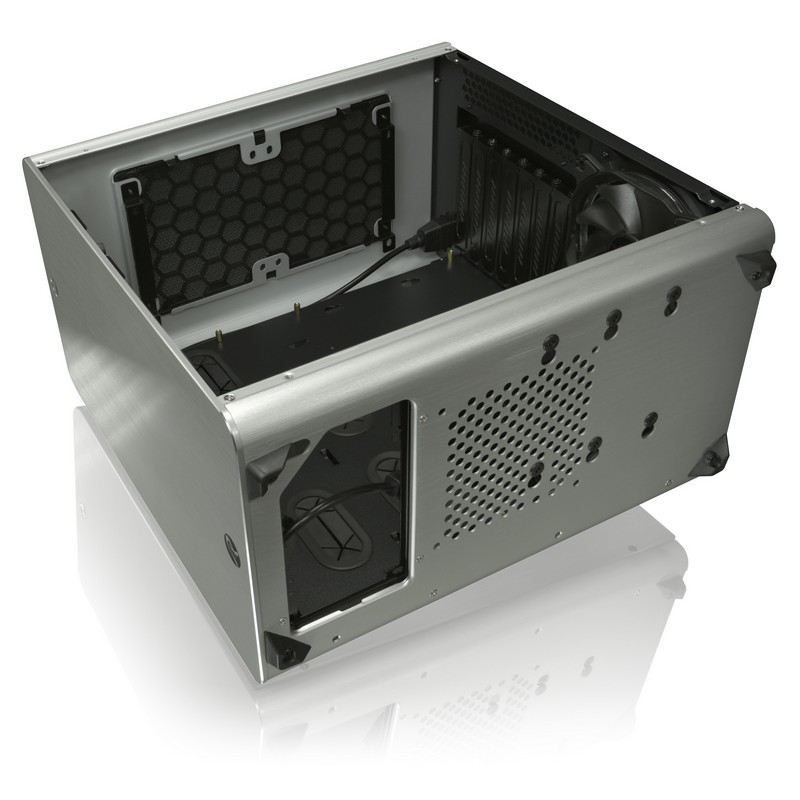 Raijintek - Raijintek Thetis Classic Aluminium ATX Cube Case - Silver