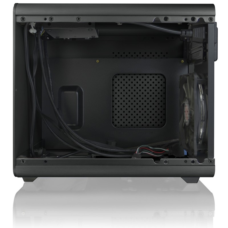 Raijintek - Raijintek Metis Plus Aluminium Mini-ITX Case - Black Window