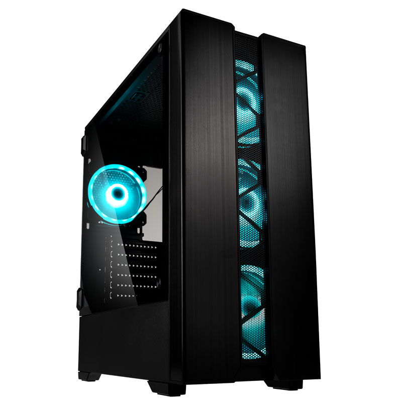 Kolink - Kolink Phalanx Midi Tower RGB Gaming Case - Black