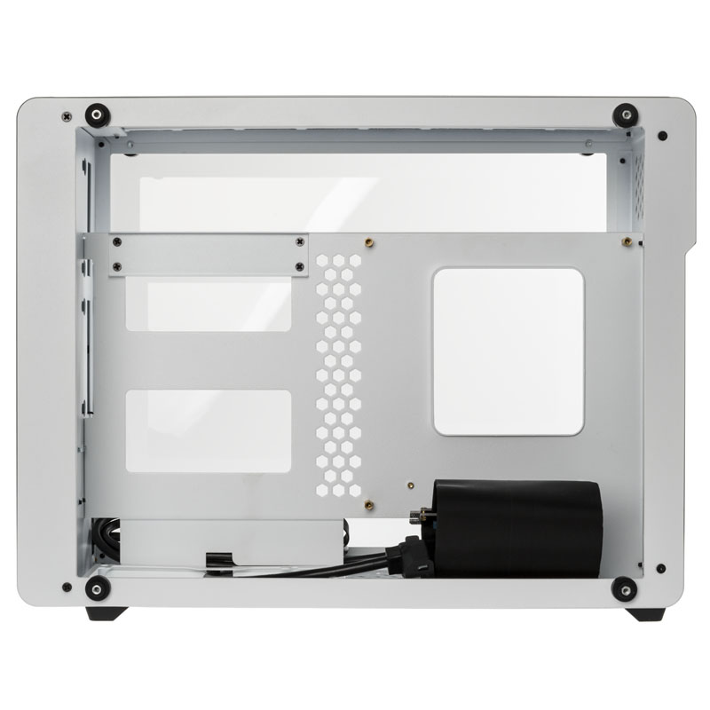 Raijintek - Raijintek Ophion Evo Mini-ITX Case - White Tempered Glass