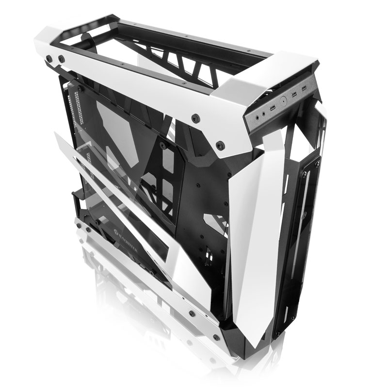 Raijintek - Raijintek NYX PRO Aluminium Full Tower Showcase - White Tempered Glass