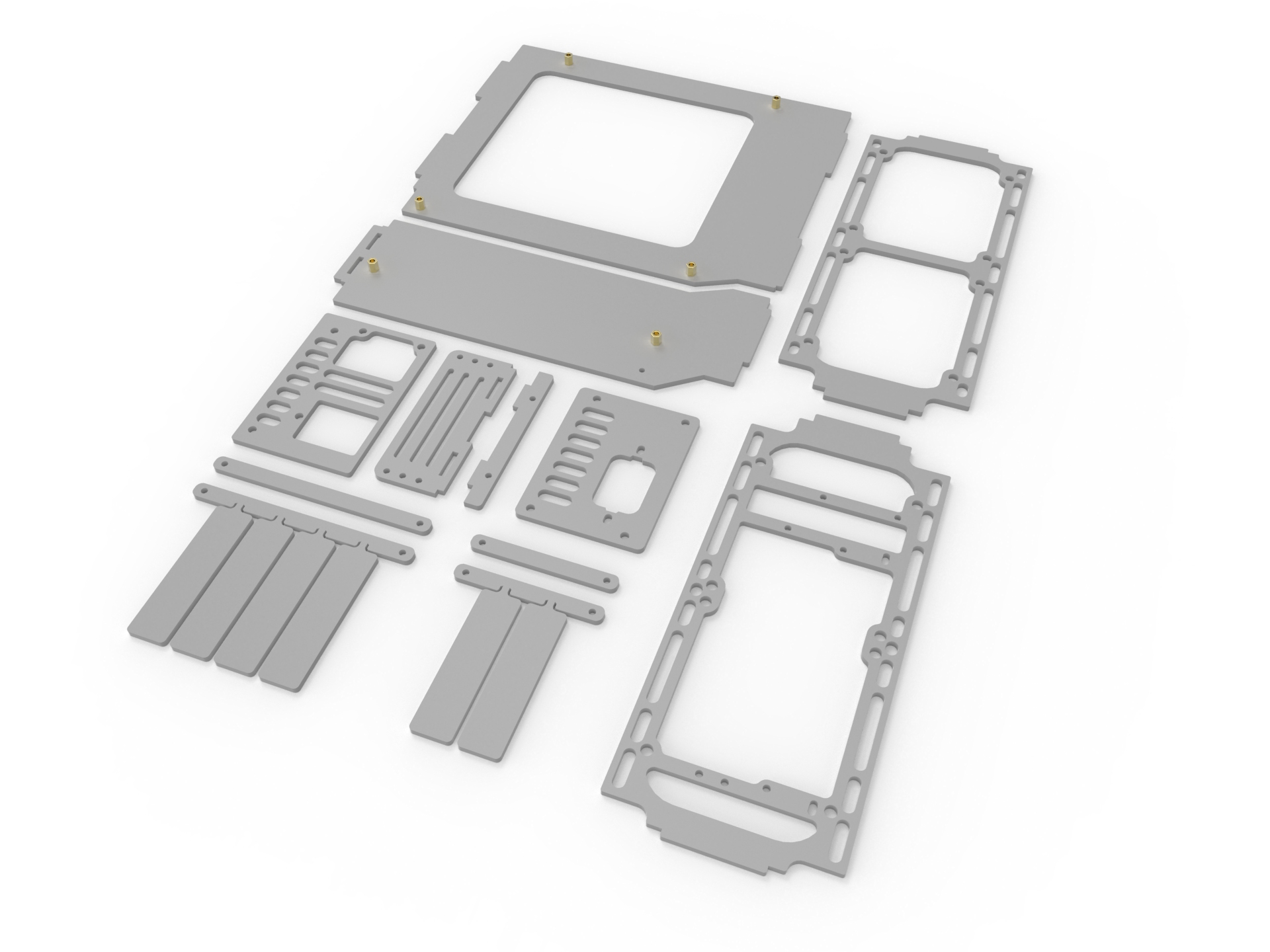 Lazer3D CG7 Cravo Internal Panel Set - Ash Gray
