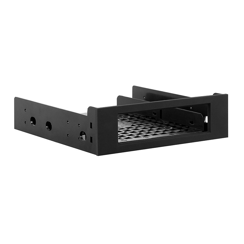 BitFenix - BitFenix 5.25 to 3.5 External Drive Bay Adapter with SoftTouch - Black
