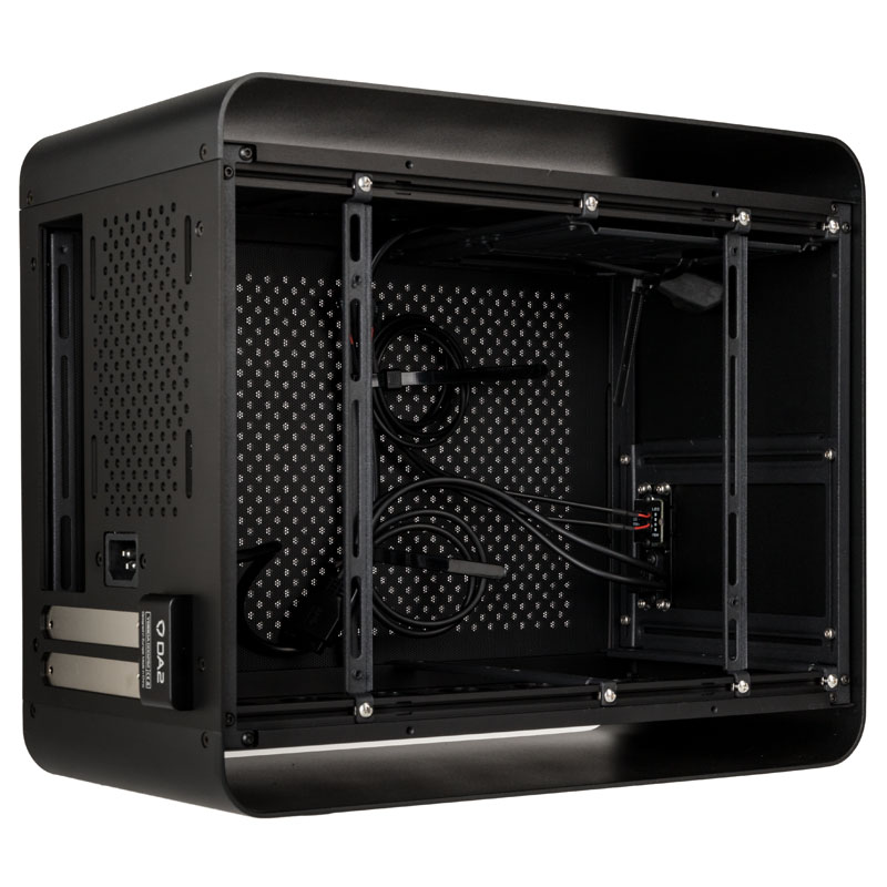 Streacom - Streacom DA2 Mini-ITX Case - Black
