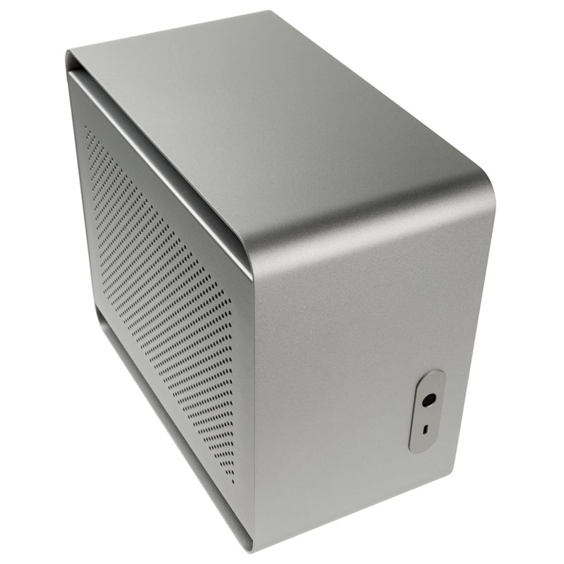 Streacom - Streacom DA2 Mini-ITX Case - Silver