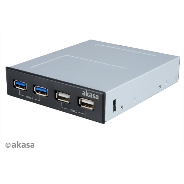 Akasa Interconnect Pro 5.25 inch USB Front Panel with Card Reader 