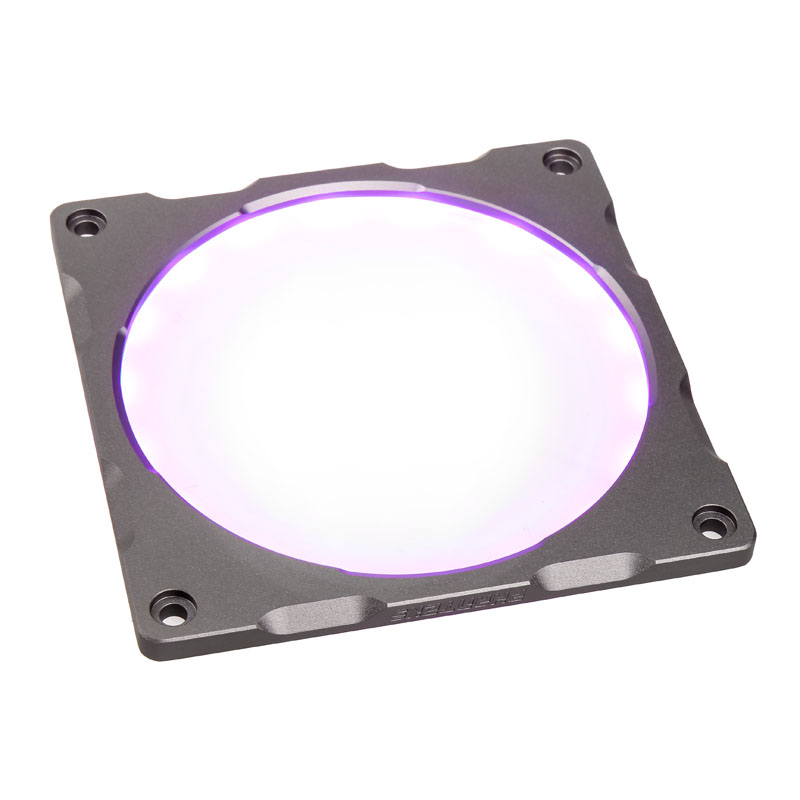 Phanteks Halos Lux 120mm RGB LED Fan Frame - Aluminium Gunmetal Grey