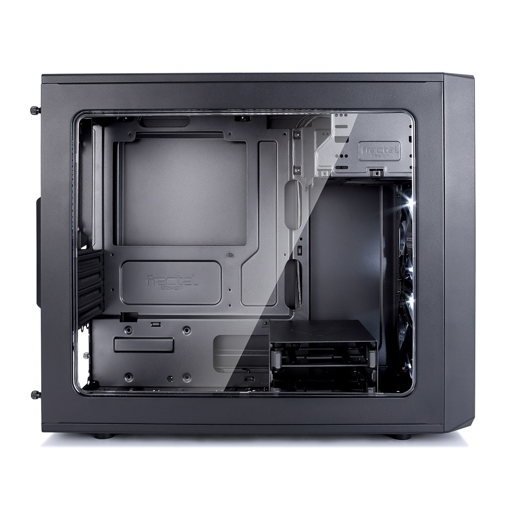 Fractal Design - Fractal Design Focus G Mini Window Micro-ATX Case - Black