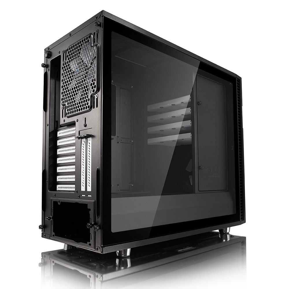 Fractal Design - Fractal Design Define R6 Midi Tower Case - Black Tempered Glass