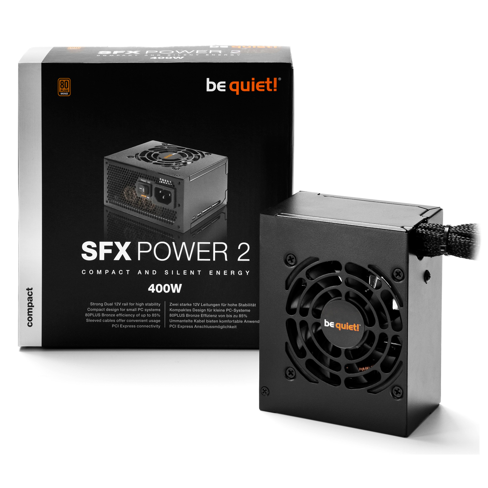 be quiet SFX Power 2 400W 80 Plus Bronze SFX Power Supply