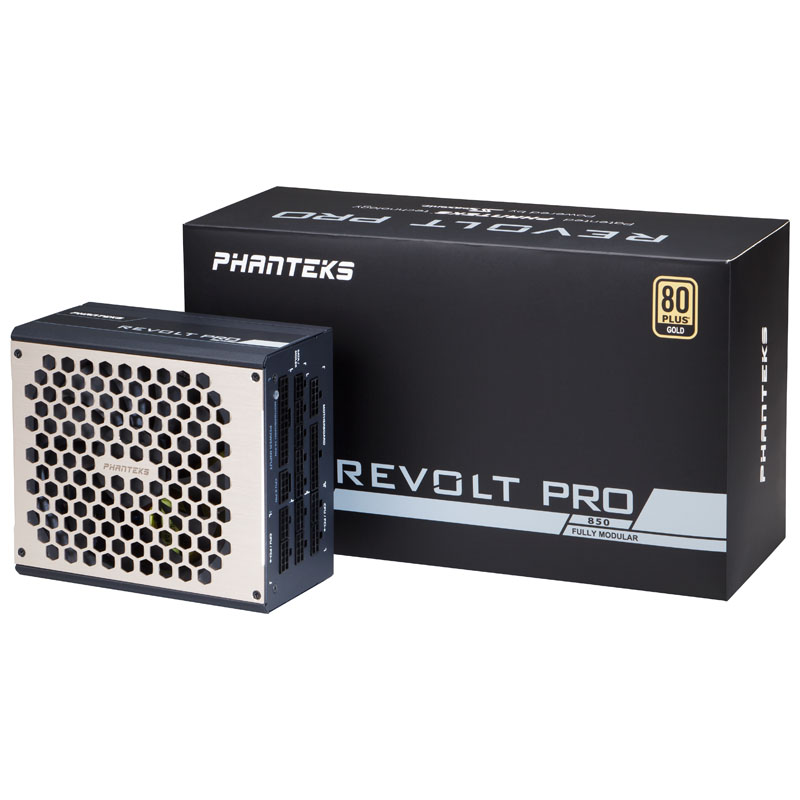 Phanteks - Phanteks Revolt Pro 850W 80 Plus Gold Modular Power Combo Supply