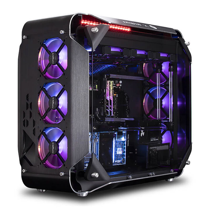 In-Win - In-Win 928 Full Tower Gaming Case - Black Tempered Glass