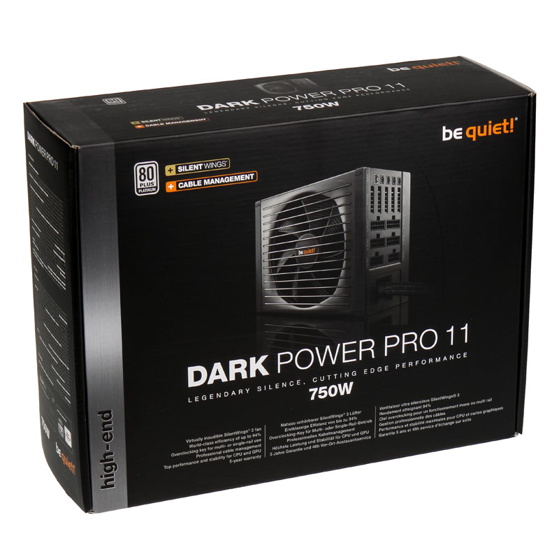 be quiet! - be quiet Dark Power Pro P11 750W 80 Plus Platinum Modular Power Supply