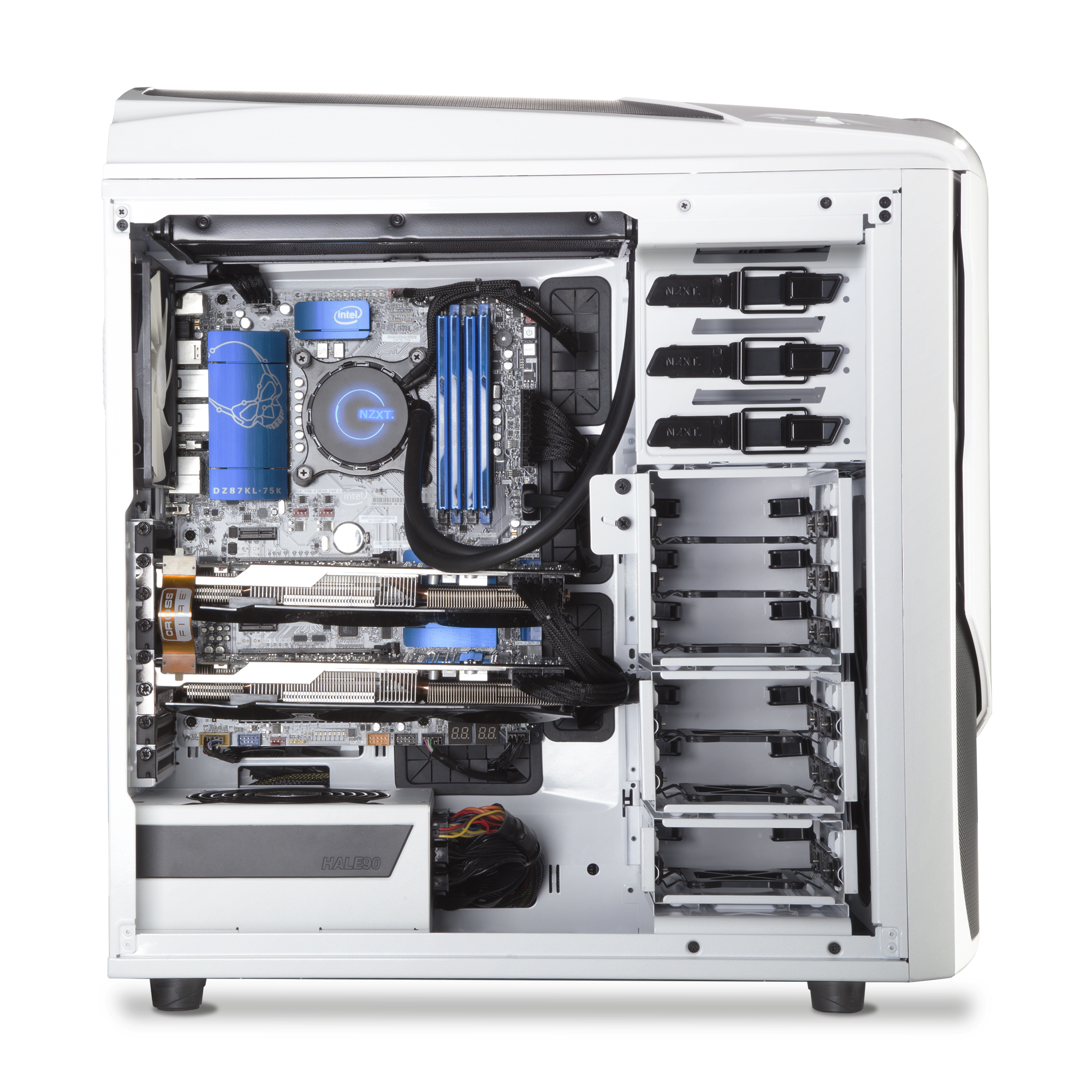 NZXT - NZXT Phantom 530 Full Tower Gaming Case - White