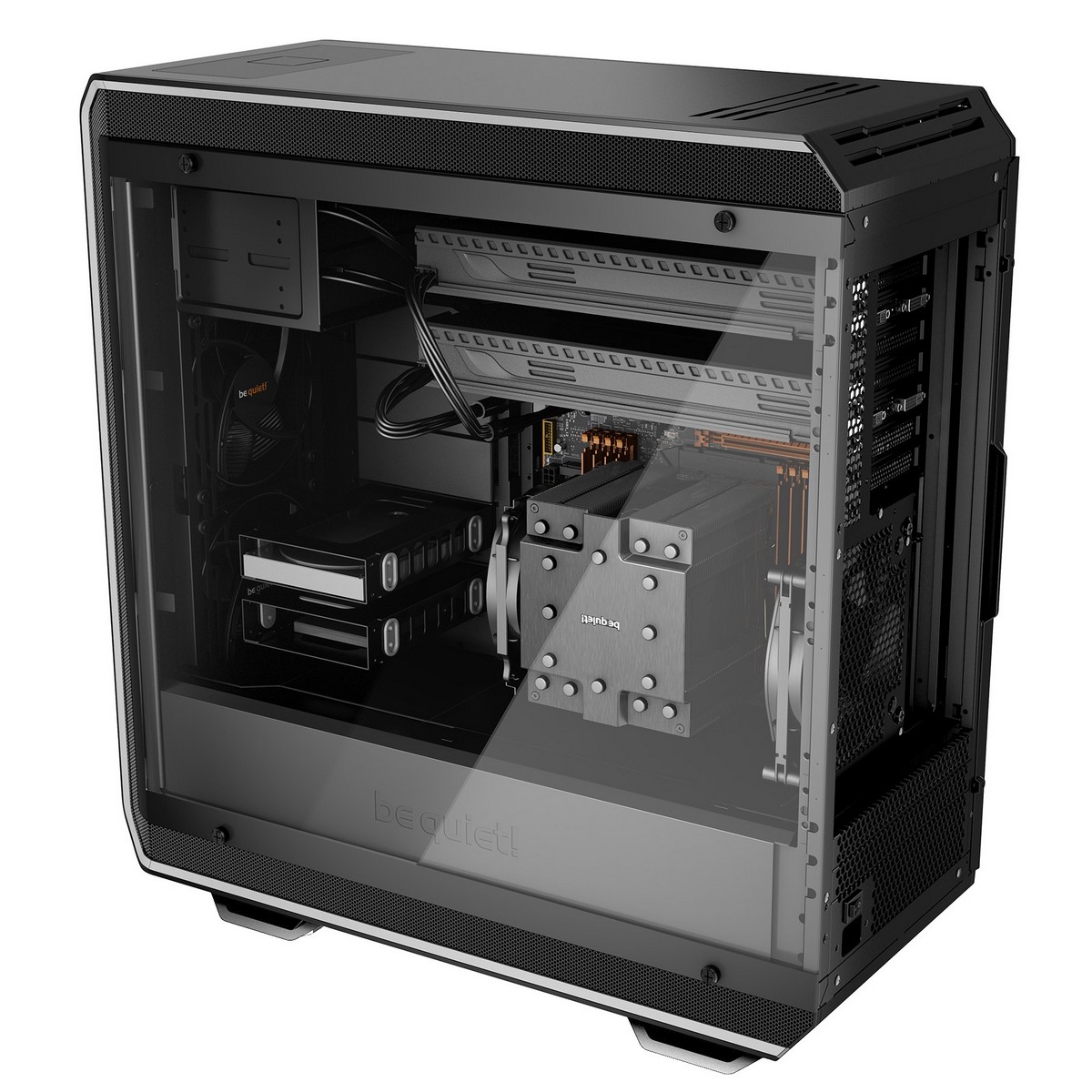 be quiet! - be quiet Dark Base Pro 900 Rev.2 Full Tower Gaming Case - Silver Tempered G