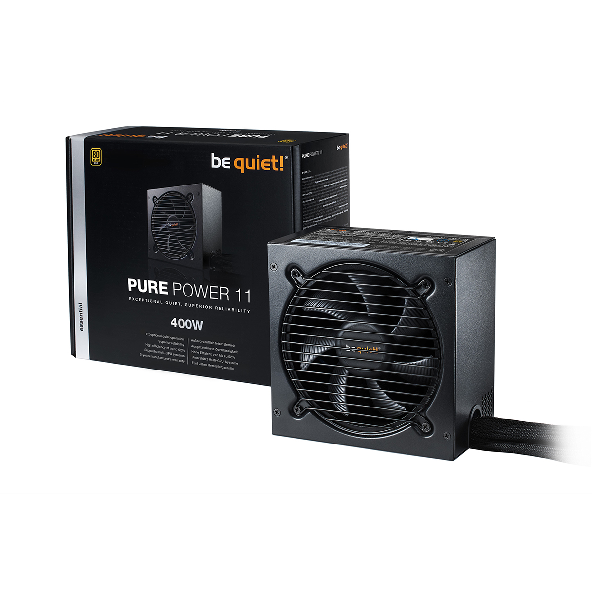be quiet! - be quiet Pure Power 11 400W 80 Plus Gold Power Supply