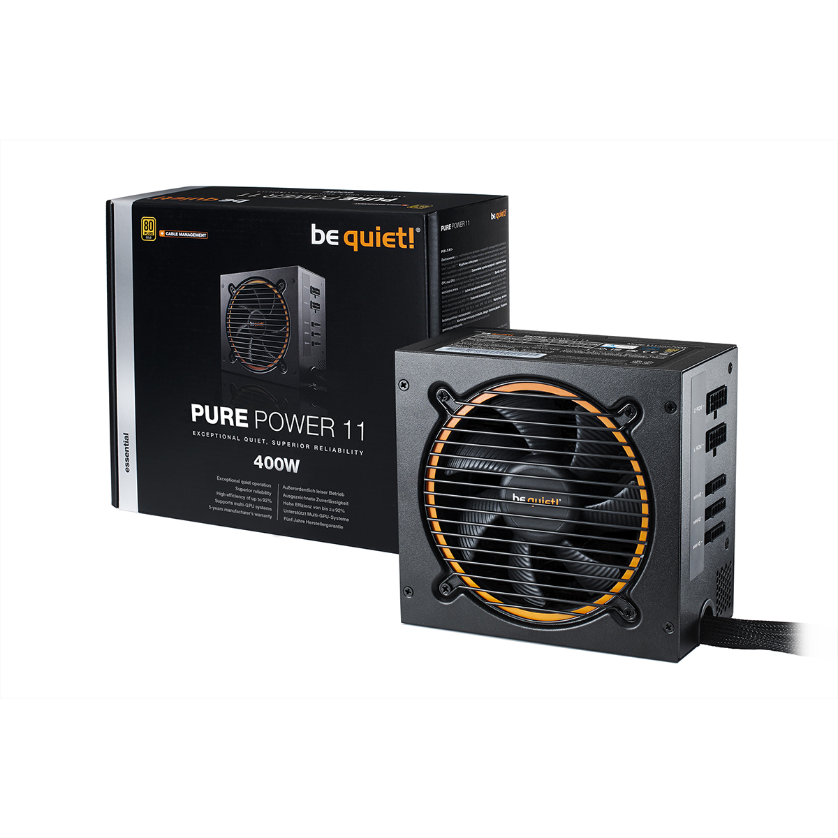 be quiet! - be quiet Pure Power 11 400W 80 Plus Gold Modular Power Supply