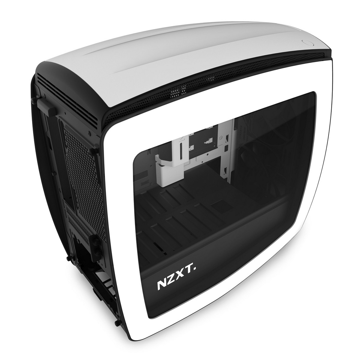 NZXT - NZXT Manta Mini-ITX Case - White Window